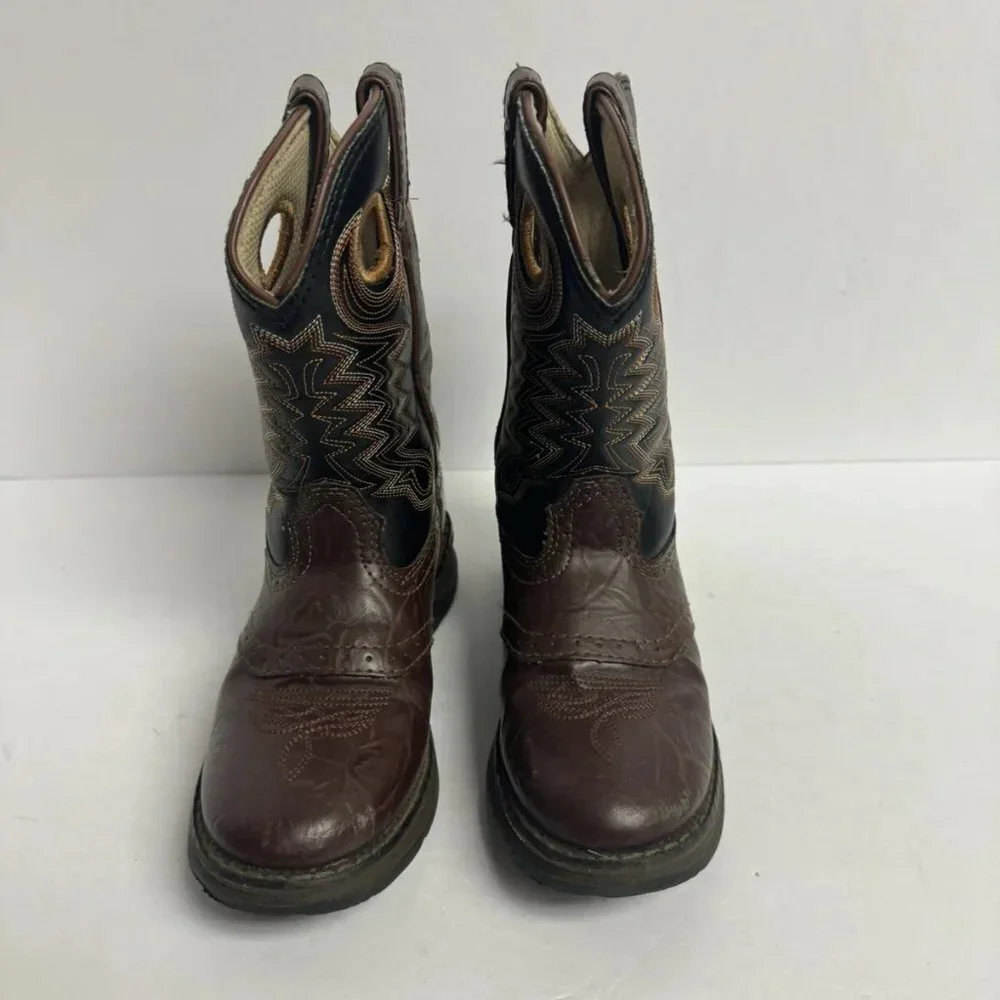 Durango Rebel Western Boot Brown Size 13 M Little Kid